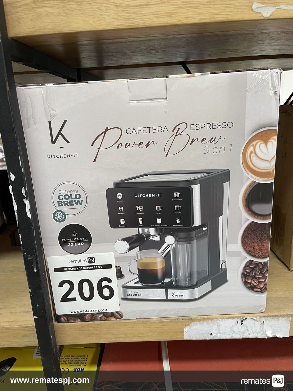 Cafetera Espresso Power Breur KITCHEN-IT