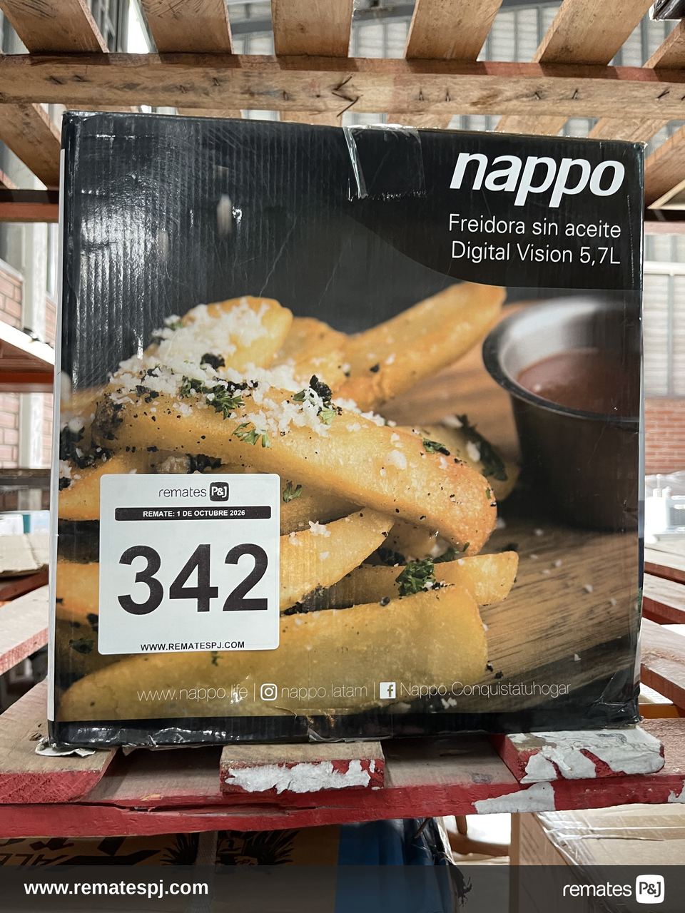 Freidora de aire 5,7L Nappo