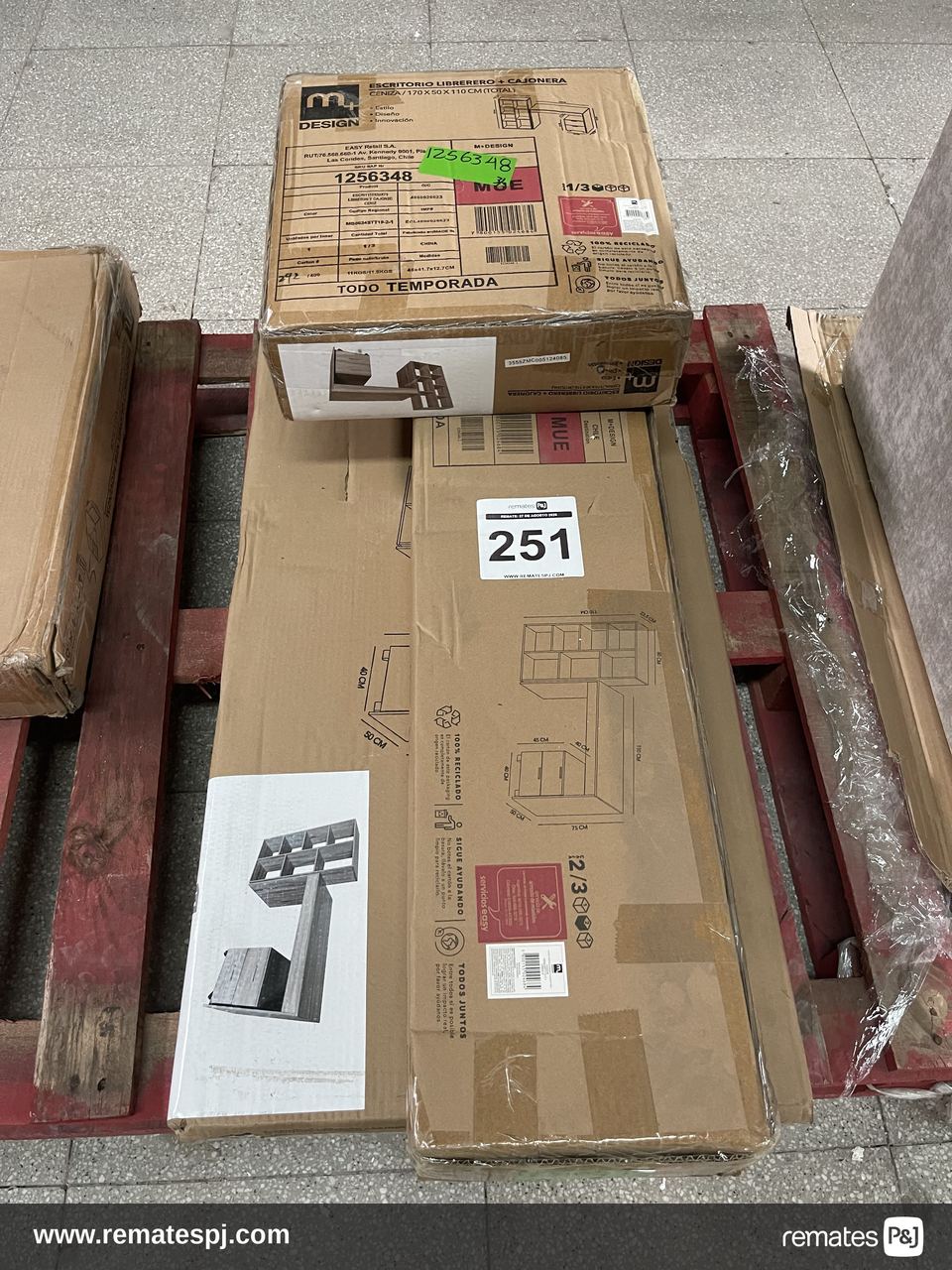 ESCRIT110X50X75 LIBRER2N Y CAJON2C CENIZ