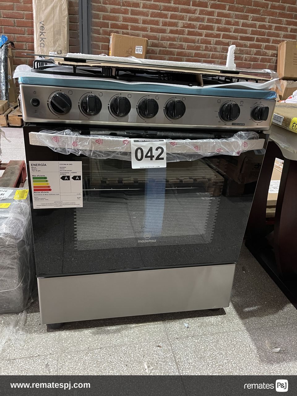 Cocina a Gas 5 Quemadores MFO-MG30ACQSL Mademsa