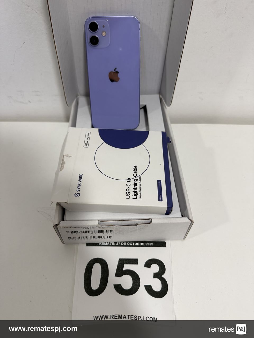 Apple iPhone 12 Mini 64GB Morado Reacondicionado