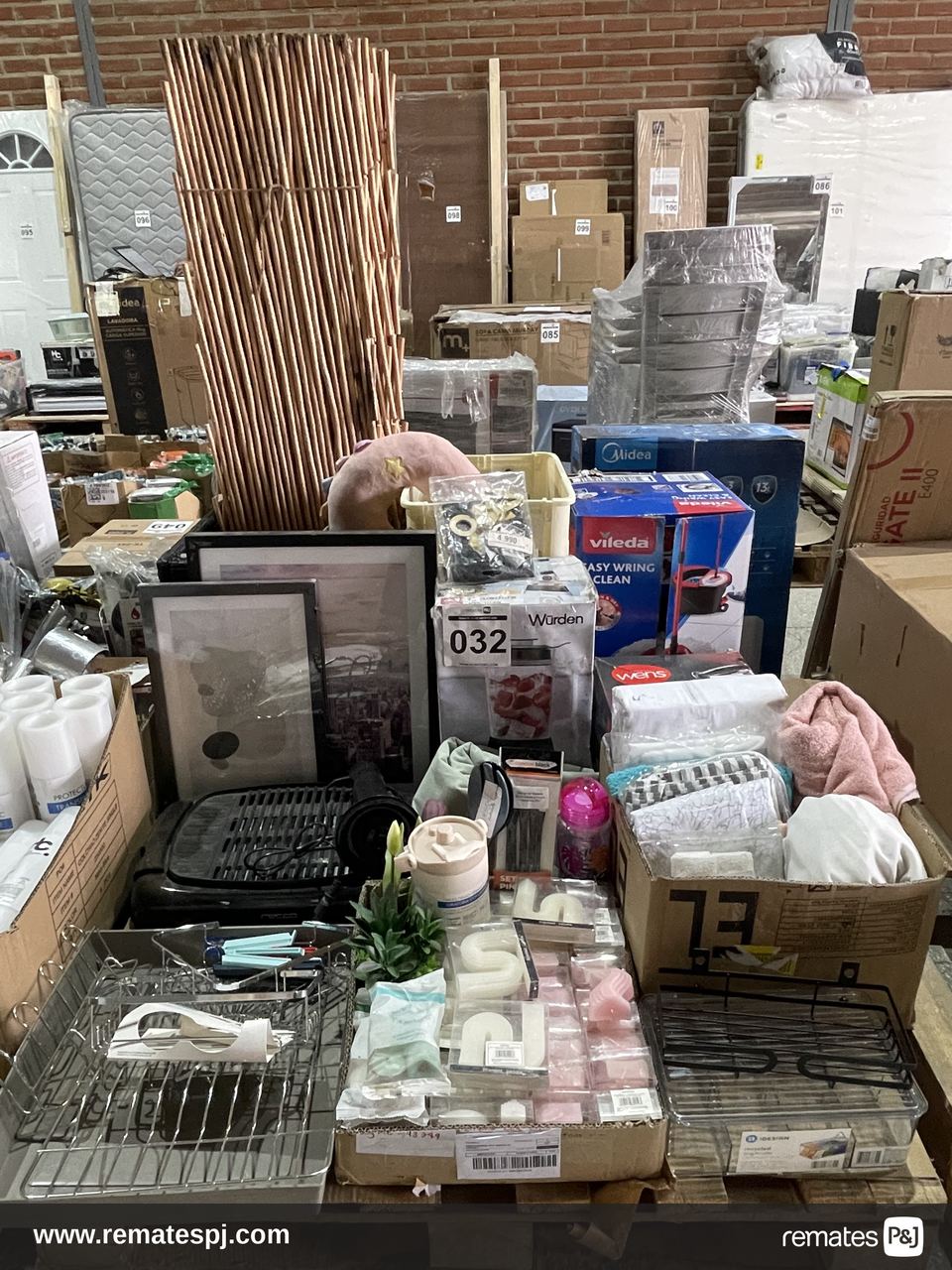 PALLET VARIEDAD DE ARTICULOS PARA EL HOGAR