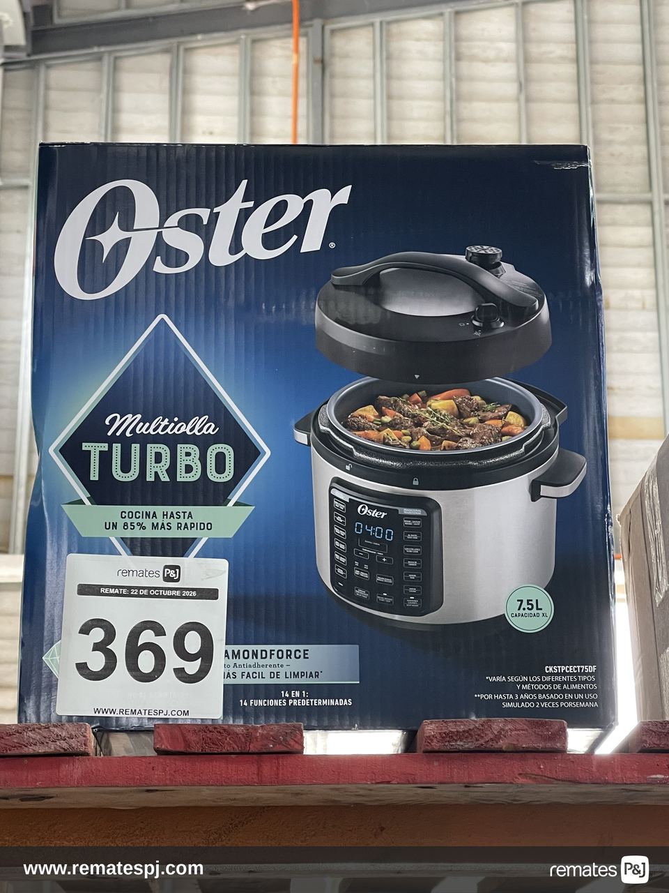 Multiolla turbo 7.5L Oster