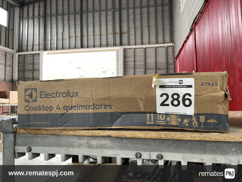 Encimera A Gas 4 Platos  Km4gx Inox Plateado ELECTROLUX