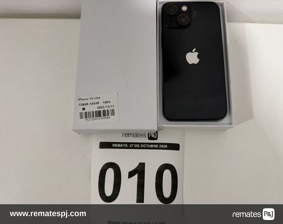 Apple iPhone 13 mini 128GB Medianoche Reacondicionado