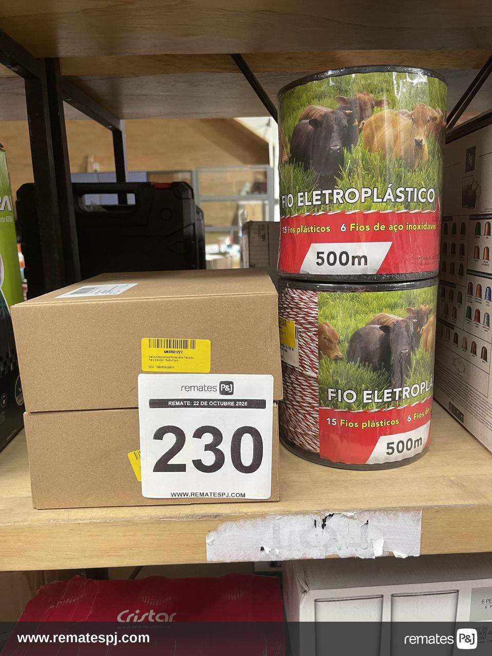 Valla Electrónica Alta Tensión + Cable de Cerca Eléctrica