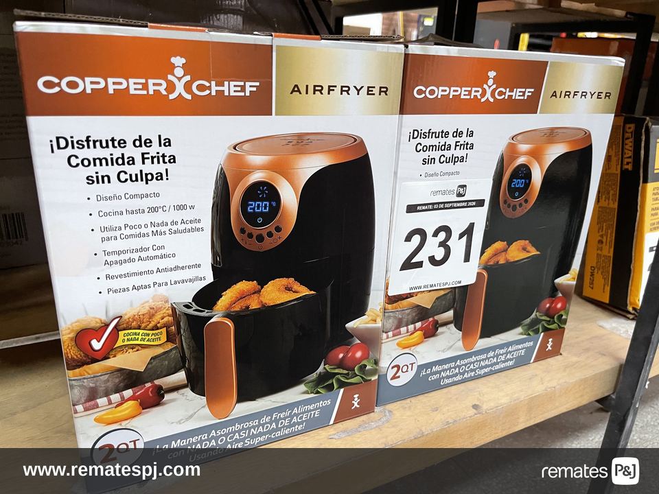 FREIDORA DE AIRE COPPERCHEF