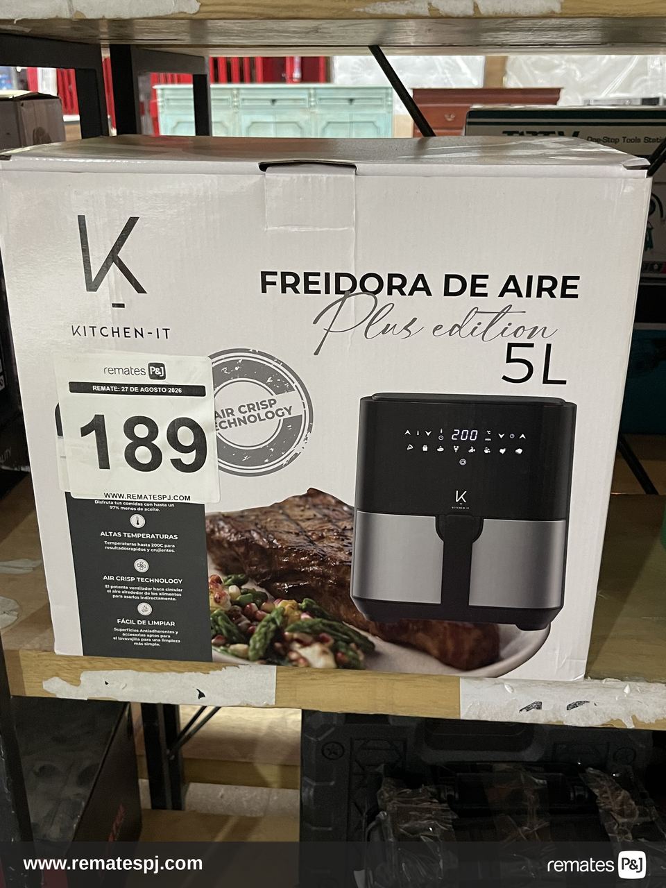 Freidora de Aire Plus Edition 5L Kitchen-It