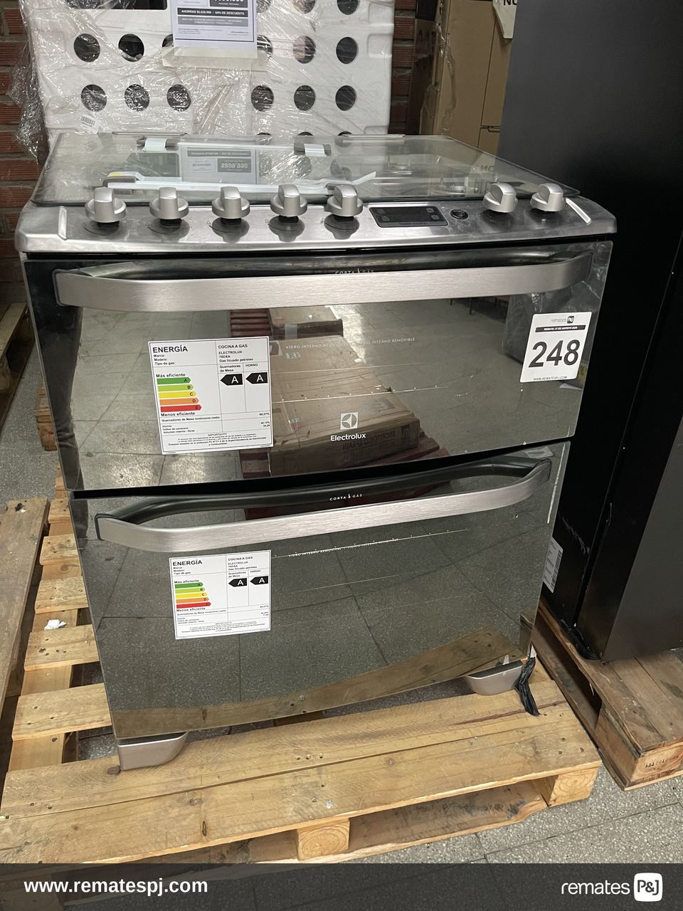 Cocina 5 quemadores electrolux silver