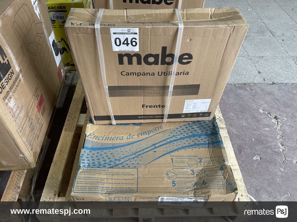 Campana Utilitaria mabe + Encimera de Empotre mabe