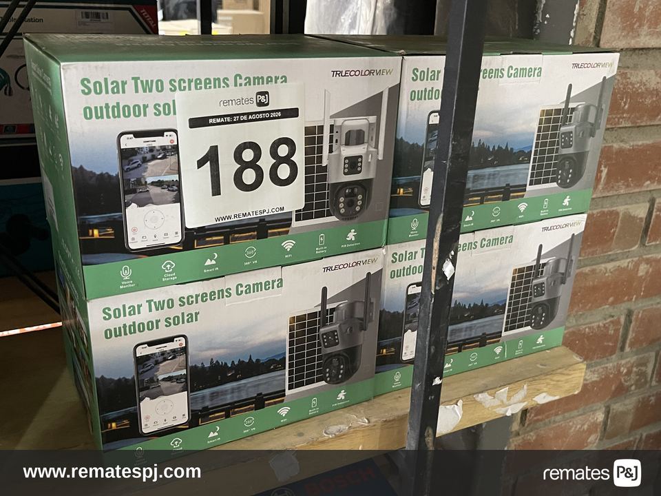 Juego de Camaras de seguridad (solares)