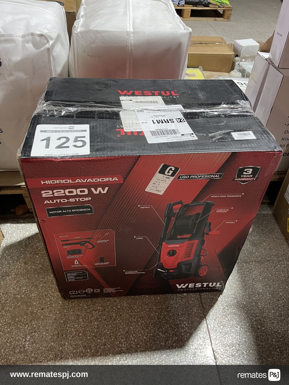 Hidrolavadora Electrica 2200w WESTUL