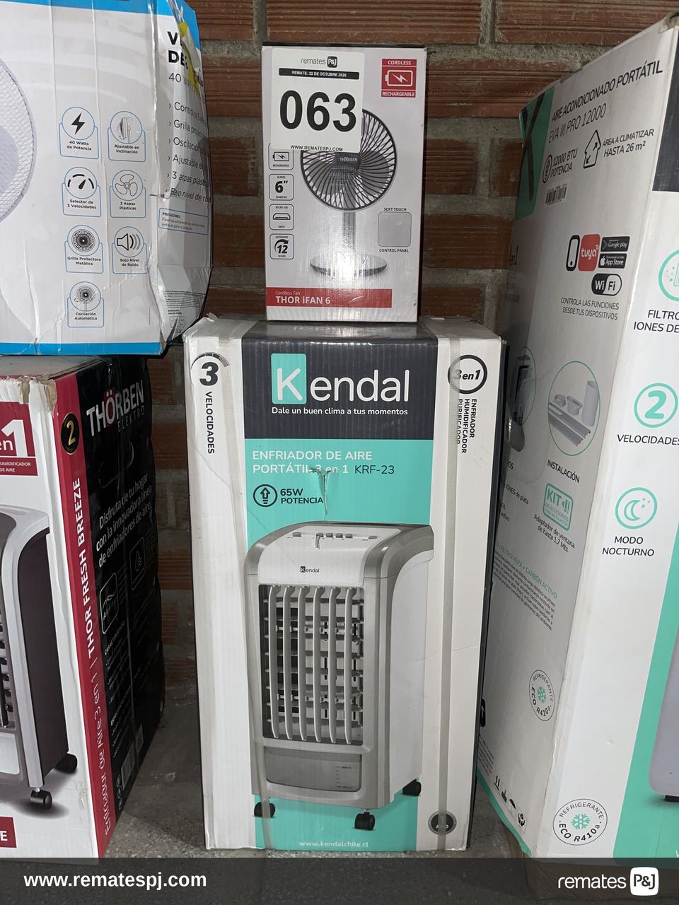 Enfriador de Aire Portátil Kendal + Ventilador de Mesa THORBEN ELEKTRO