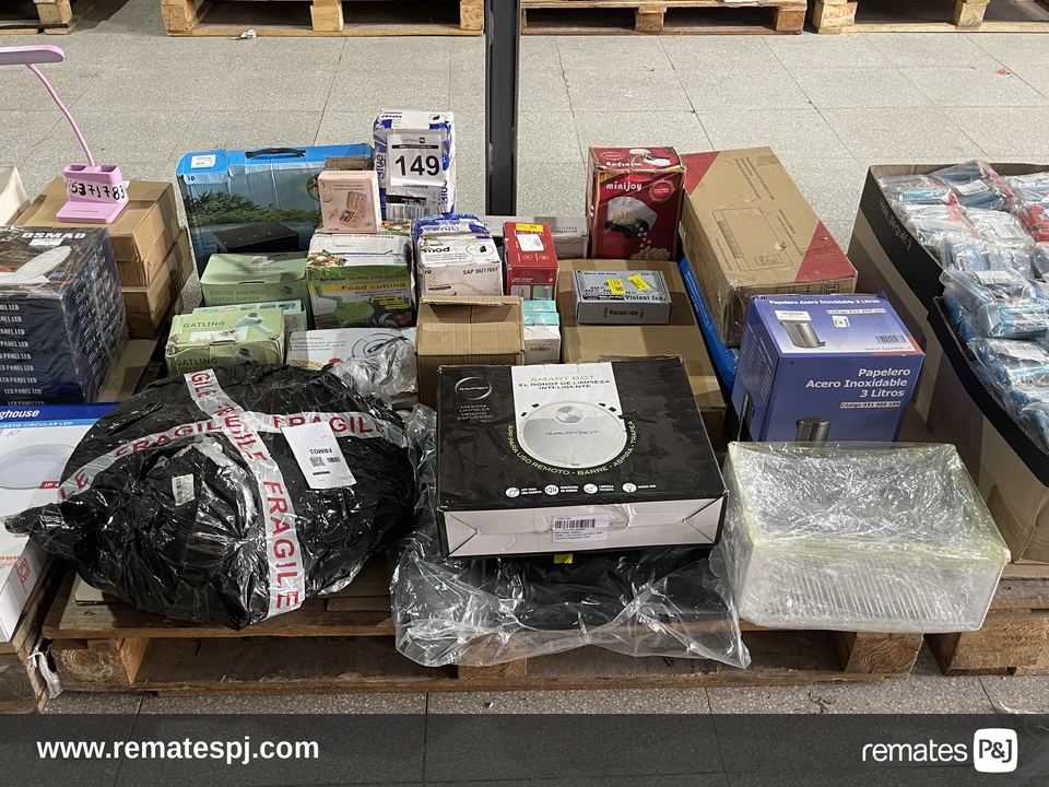 PALLET VARIEDAD DE ARTICULOS PARA EL HOGAR
