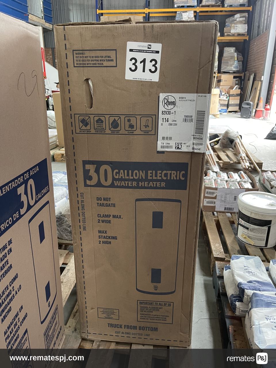 Termo electrico de 114 litros RHEEM