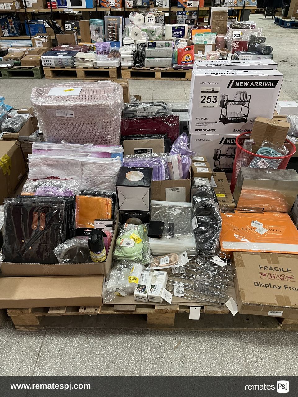 PALLET VARIEDAD DE ARTICULOS PARA EL HOGAR