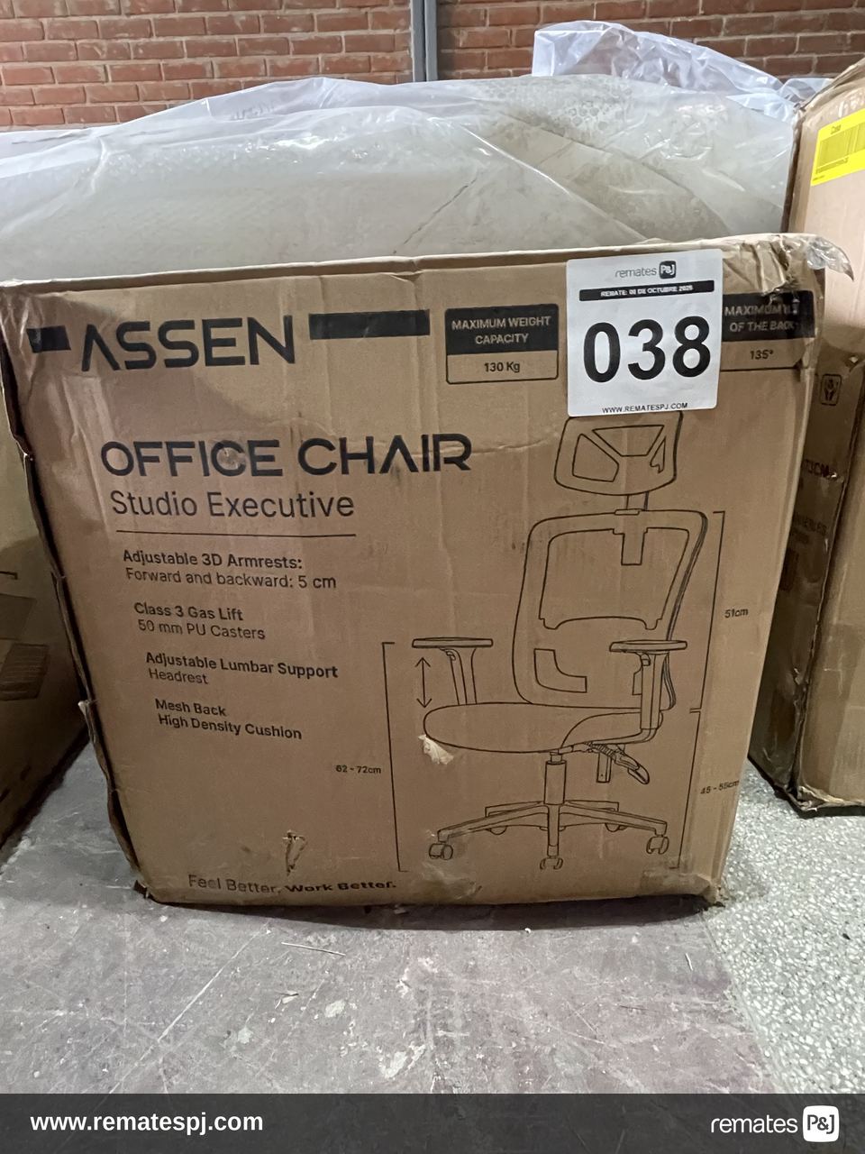 SILLA EJECUTIVA PARA OFICINA ASSEN