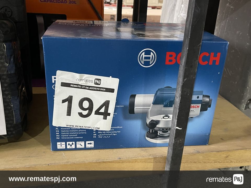 Nivel Láser Óptico Bosch Gol 26 D Zoom De Hasta 26x