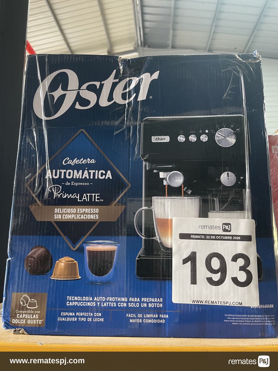 Cafetera OSTER Espresso Maker