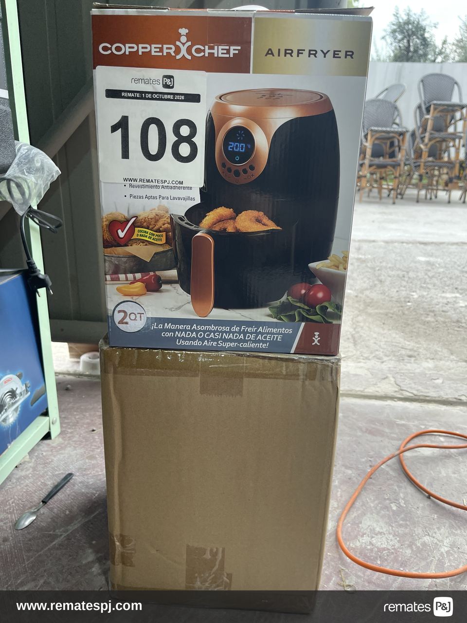FREIDORA DE AIRE COPPERCHEF