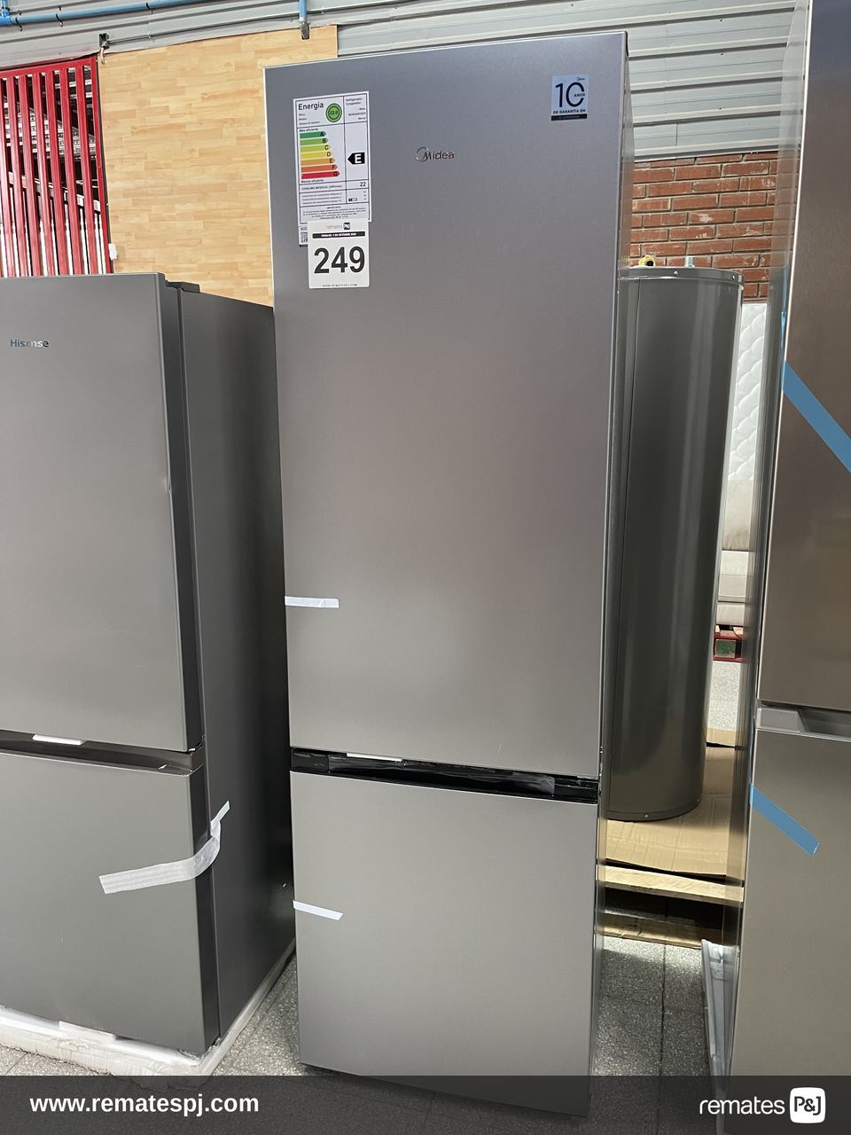 REFRIGERADOR MIDEA SILVER  262L