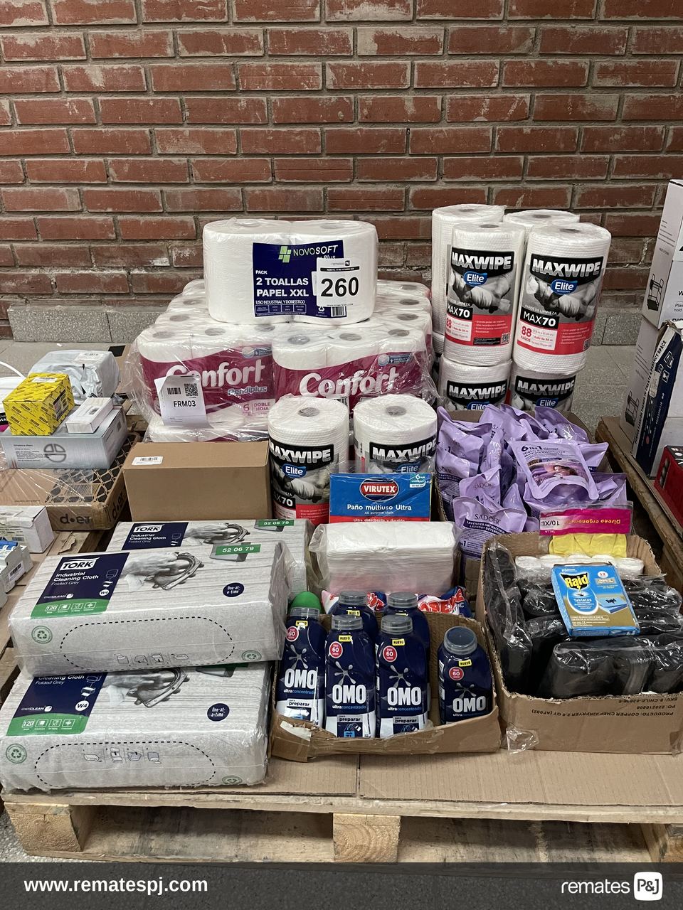 PALLET ARTICULOS DE LIMPIEZA ( Toallas Elite - Novasoft)
