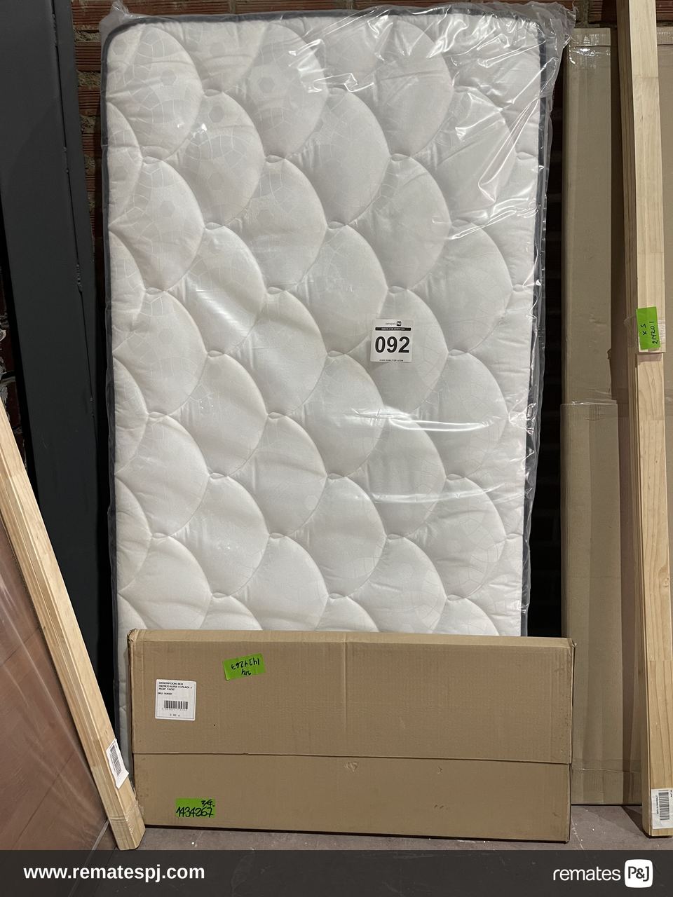 COLCHON STAR 1.5 PL + RESPALDO CADIZ