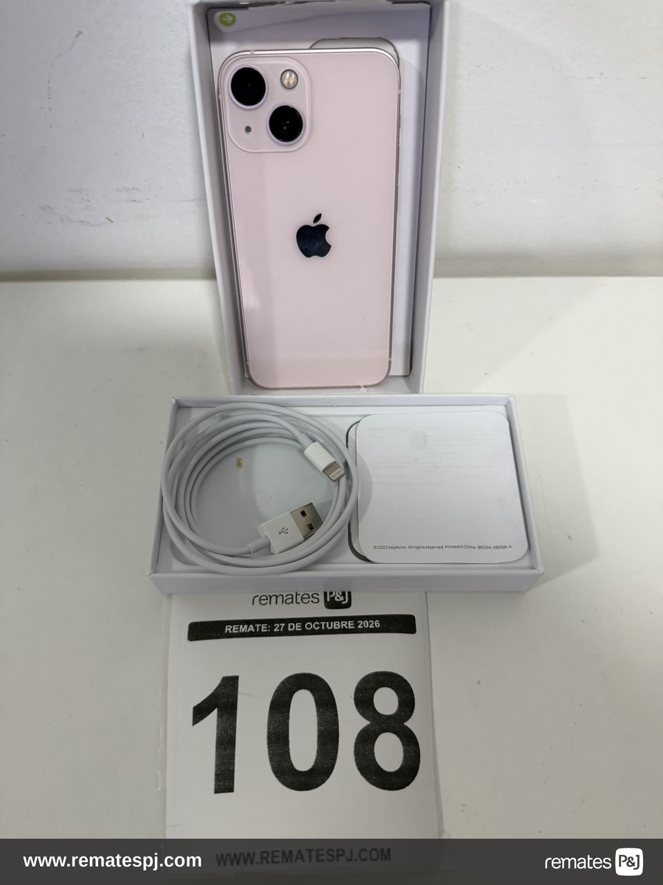 Apple iPhone 13 mini 128GB Rosado Reacondicionado