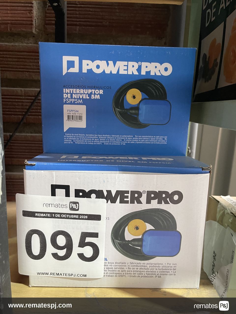 INTERRUPTOR DE NIVEL 5M POWER PRO