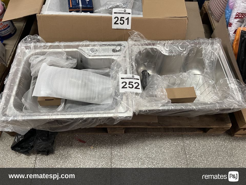 Lavaplatos Metálico Inox con Accesorios