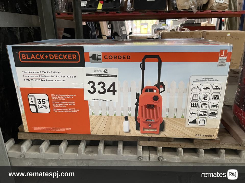 Hidrolavadora Black+Decker