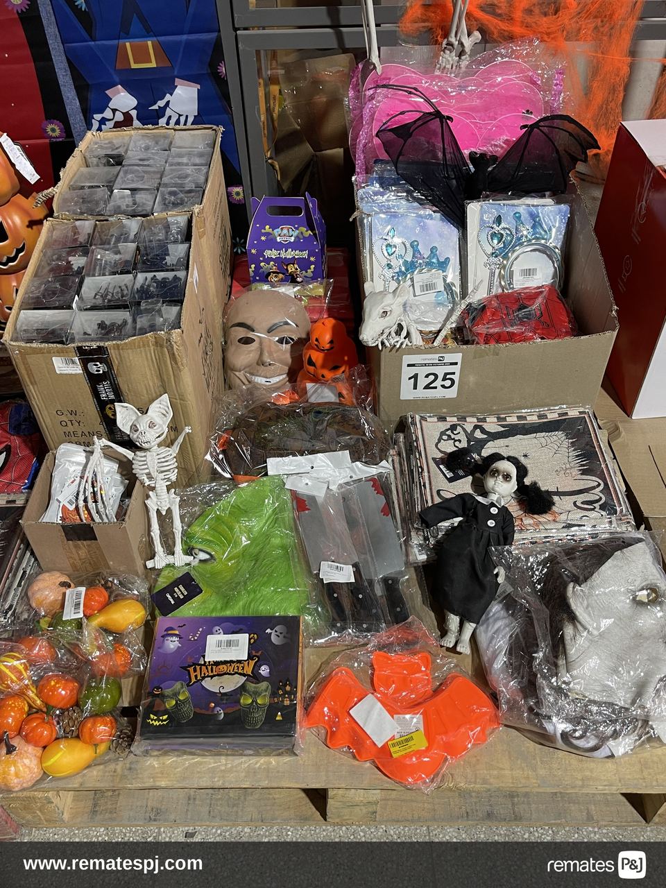 PALLET VARIEDAD DE ARTICULOS PARA HALLOWEEN