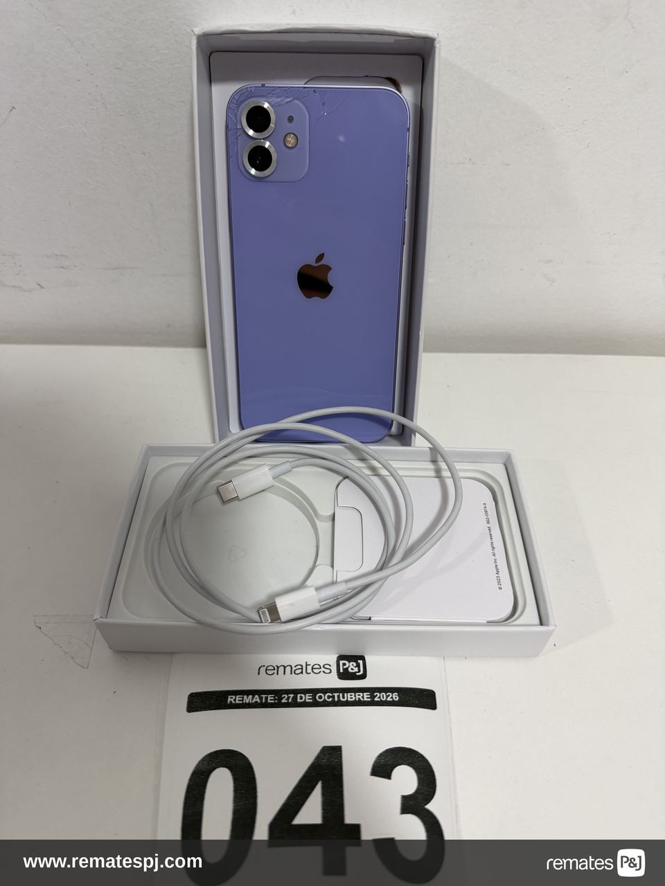 Apple iPhone 12 128 GB Púrpura - Reacondicionado