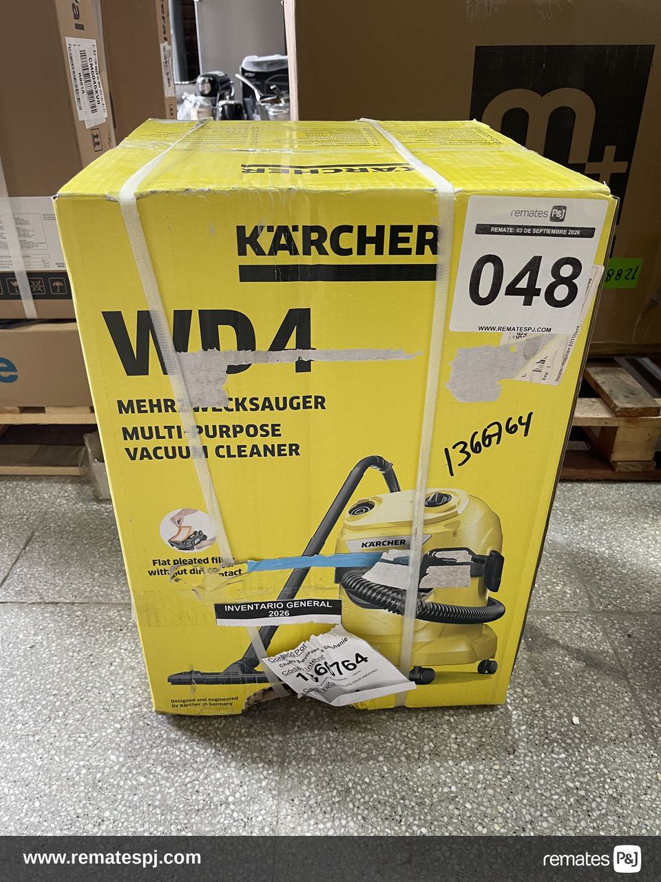 Aspiradora KARCHER WD4 1000W