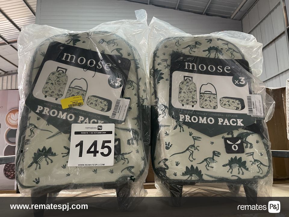PACK ESCOLAR (MOCHILA TROLLEY - LONCHERA - ESTUCHE)