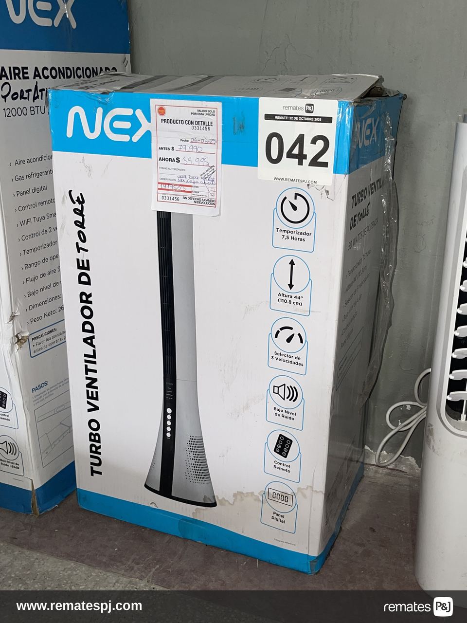 Turbo Ventilador de Torre NEX