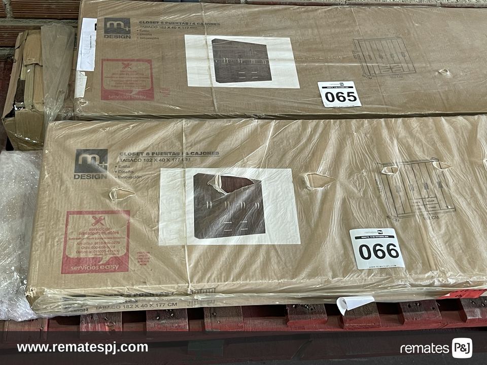 CLOSET 8PTAS/4CJ 183X40X177 TABACO