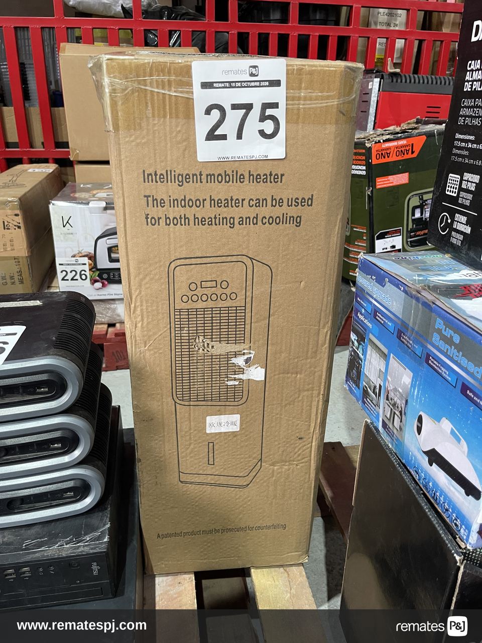 Calefactor y climatizador portátil 2 en 1