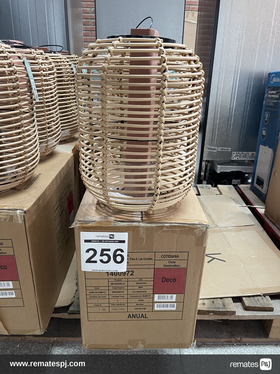 Faroles fibra natural 26x35 cm Cotidiana