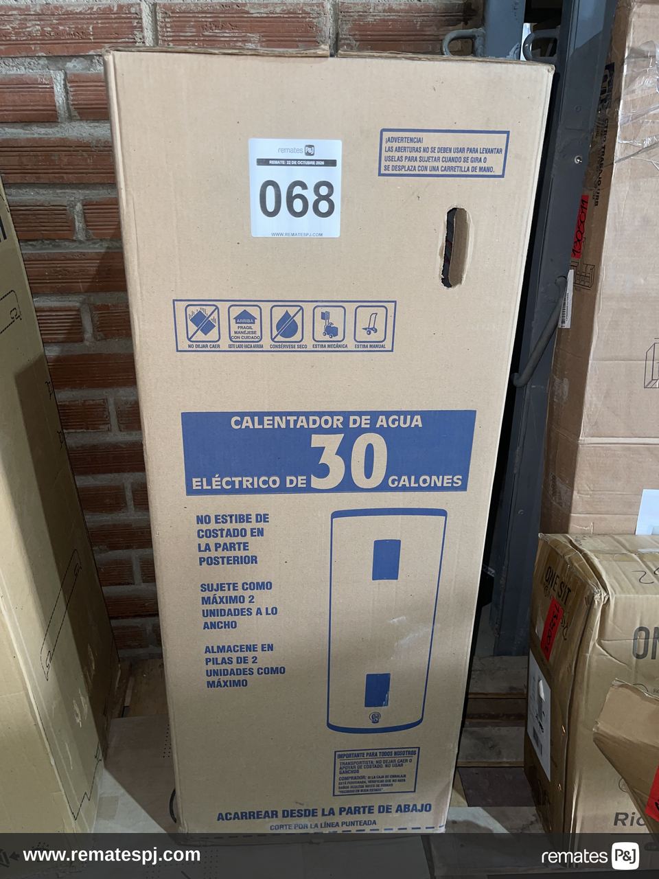 Calentador de Agua Eléctrico de 30galones  Rheem