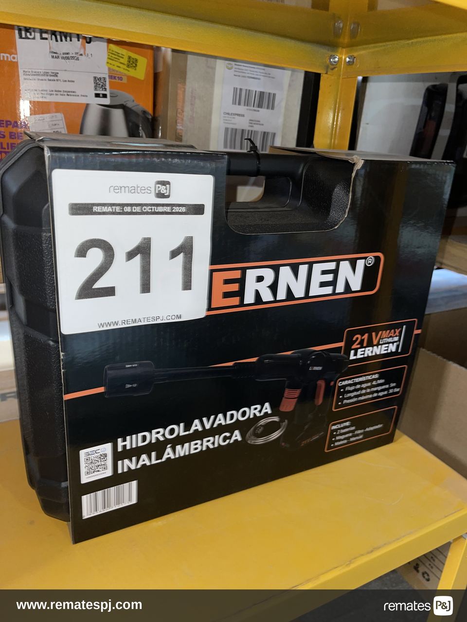 Hidrolavadora Inalámbrica con Maletin LERNEN