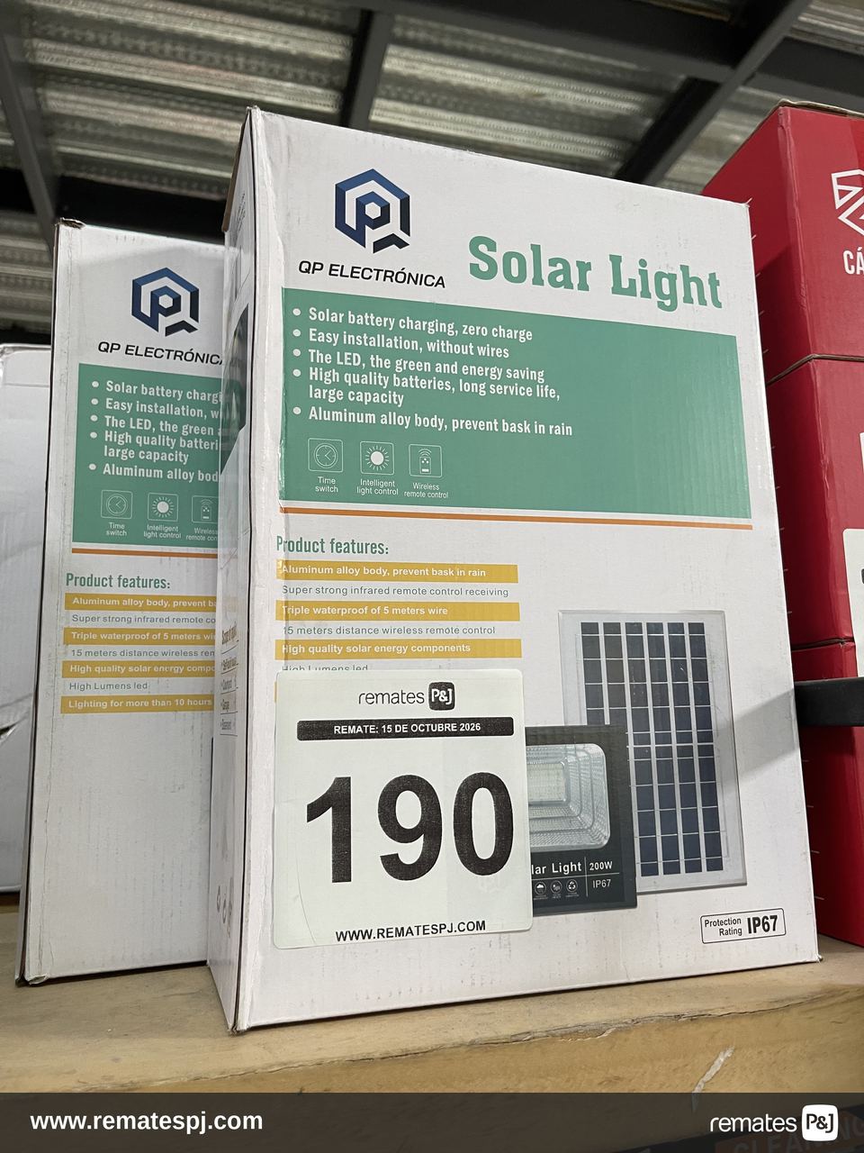 Foco Solar Marca QP Electrónica