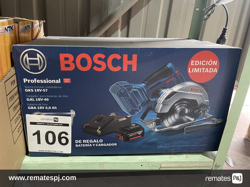 SIERRA CIRCULAR INALAMBRICA BOSCH