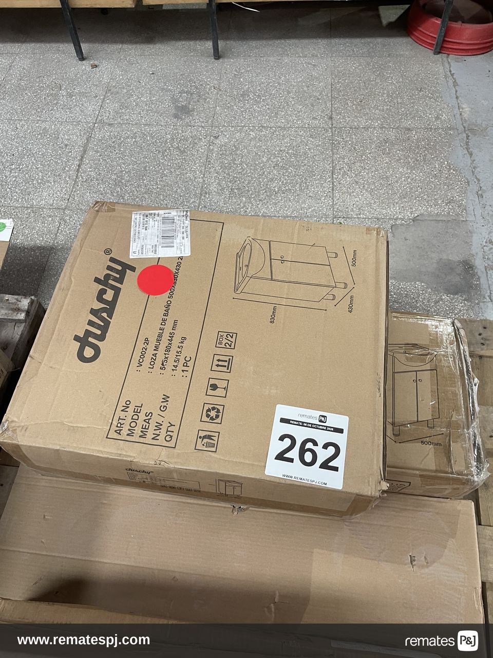 MUEBLE DE BANO BLANCO 500X820X430