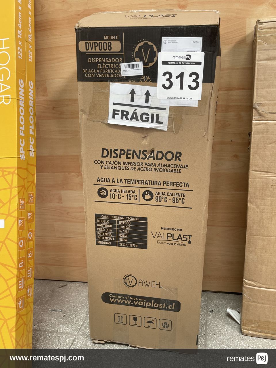 Dispensador de Agua Eléctrico con Ventilador