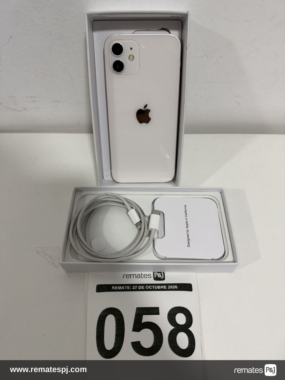 Apple iPhone 12 128 GB Blanco - Reacondicionado