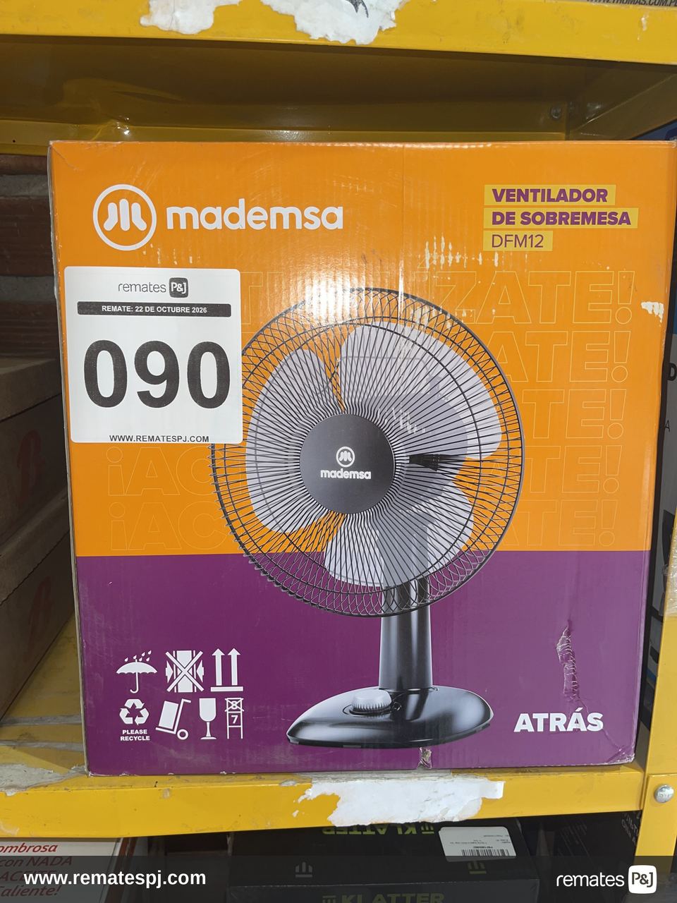 Ventilador de Sobremesa DFM12 MADEMSA