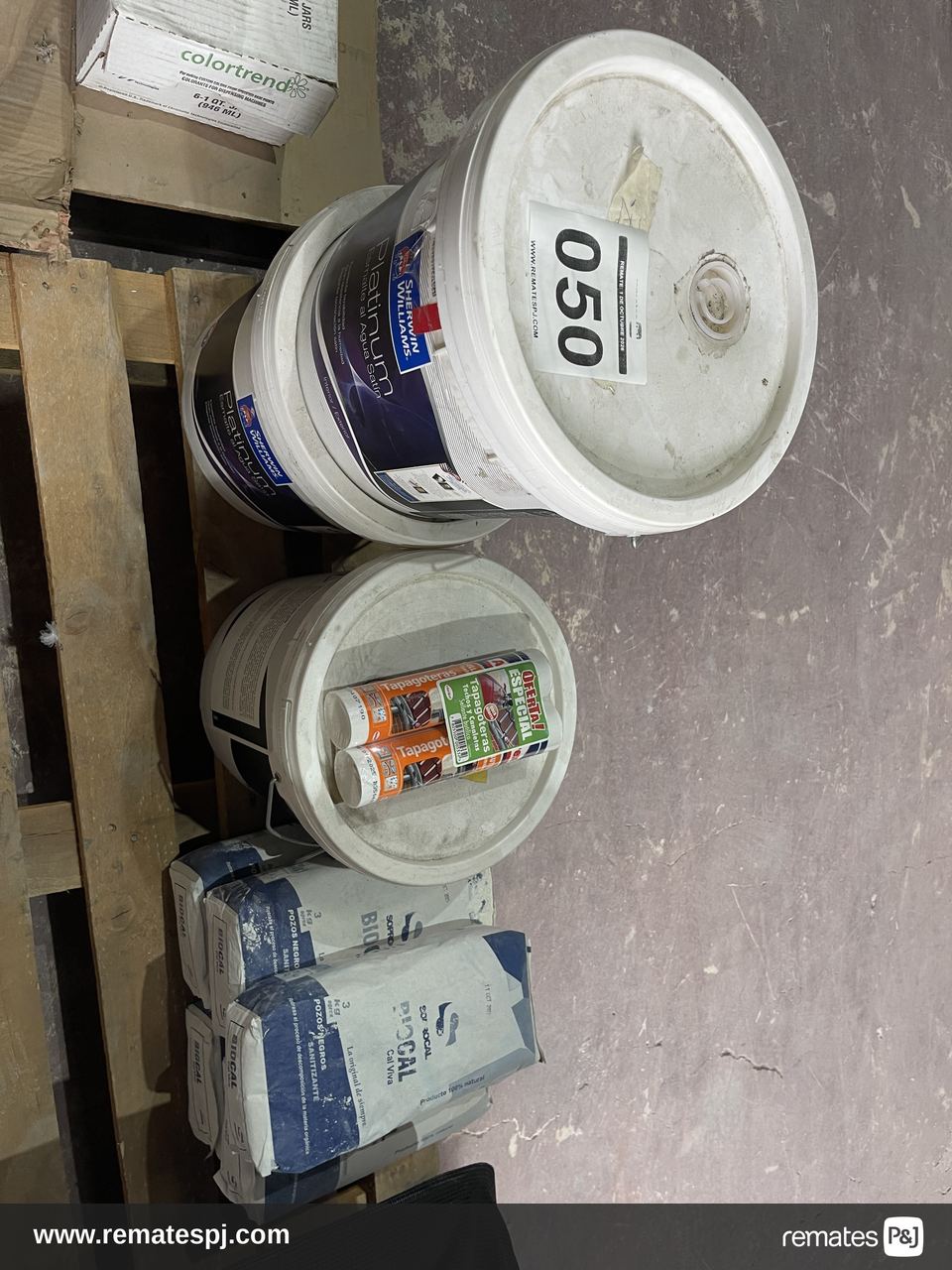 Esmalte de Agua Satin Sherwin Williams (pintura en balde) + Silicona Sellador butílico Tapagoteras 440g Pack x 2 + Biocal