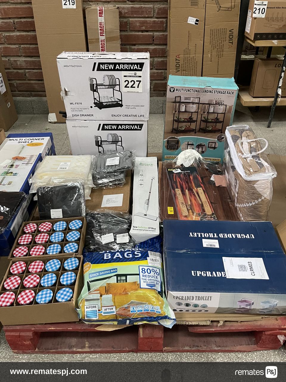 PALLET VARIEDAD DE ARTICULOS PARA EL HOGAR