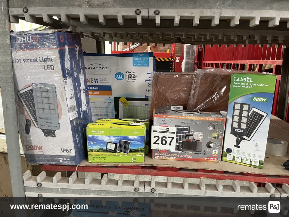 Variedad de luces solares